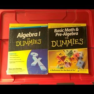 Algebra 1 & Pre Algebra For Dummies books